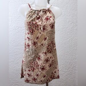 Elegant Vintage Floral Midi Dress